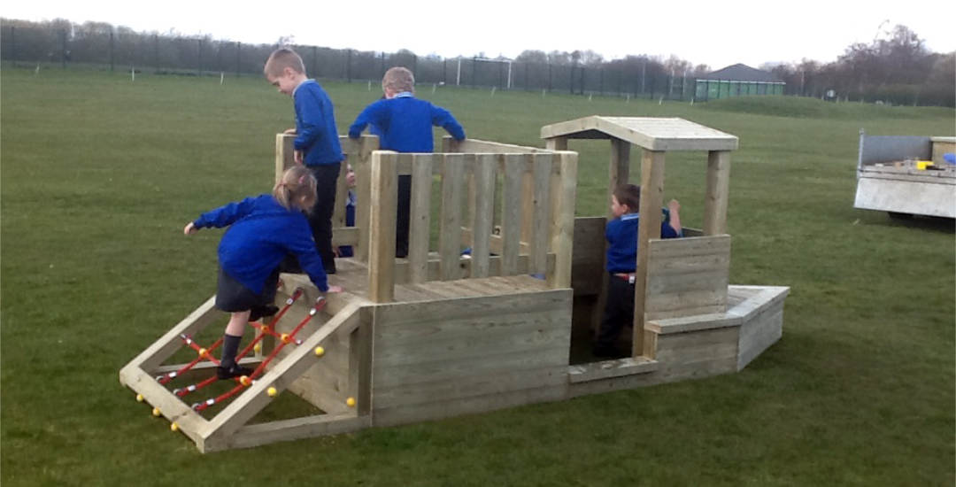 wooden boats and galleons for playgrounds