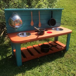 01be70c9ff13d04355988abc2a5304321a7000e393 large painted wooden mud kitchen