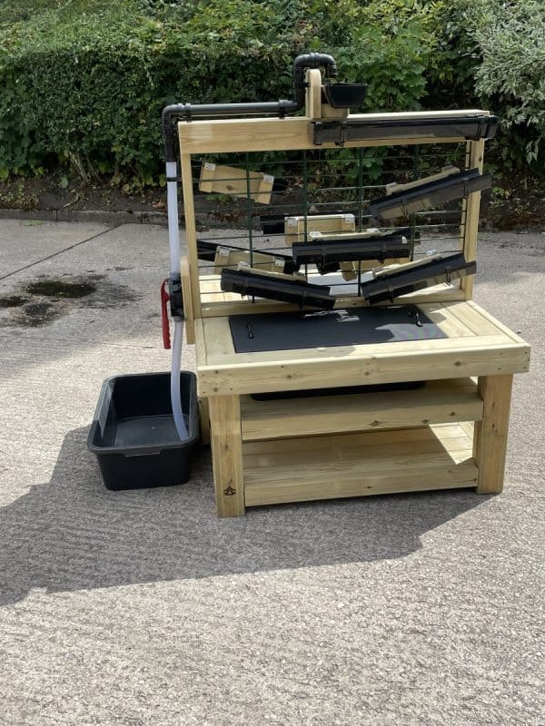 Water Table Double Trays with Lids and Water Wall