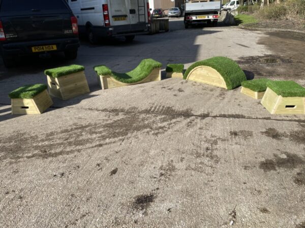 Exercise Block Set - Grass Topped - Image 2